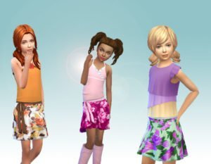 Skirt Bow Side for Girls