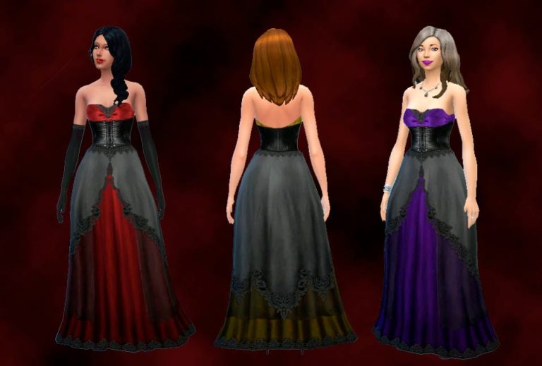 Vampire Gown Conversion