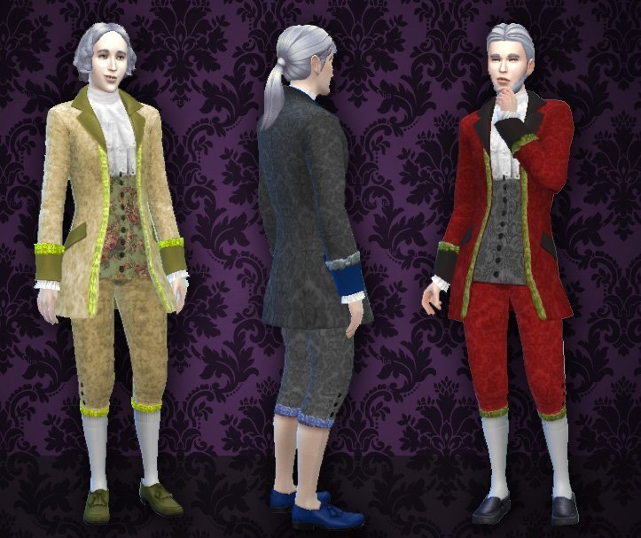 Rococo Clothes for Man