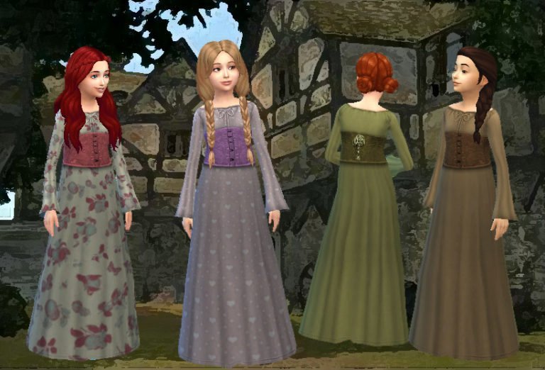 Medieval Dress for Girls