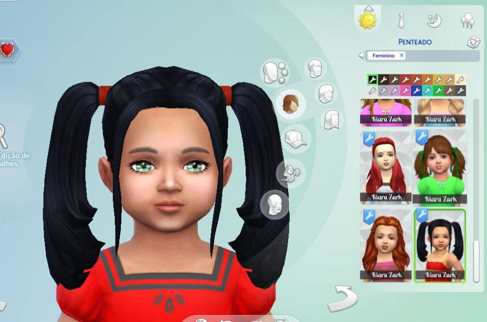 Harley Quinn Hairstyle for Toddlers