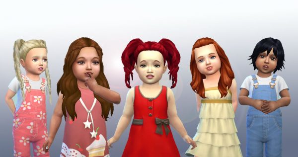 Toddlers Hair Pack 4
