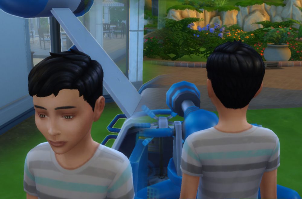 Parted Flat for Boys