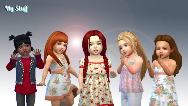 Toddlers Hair Pack 10