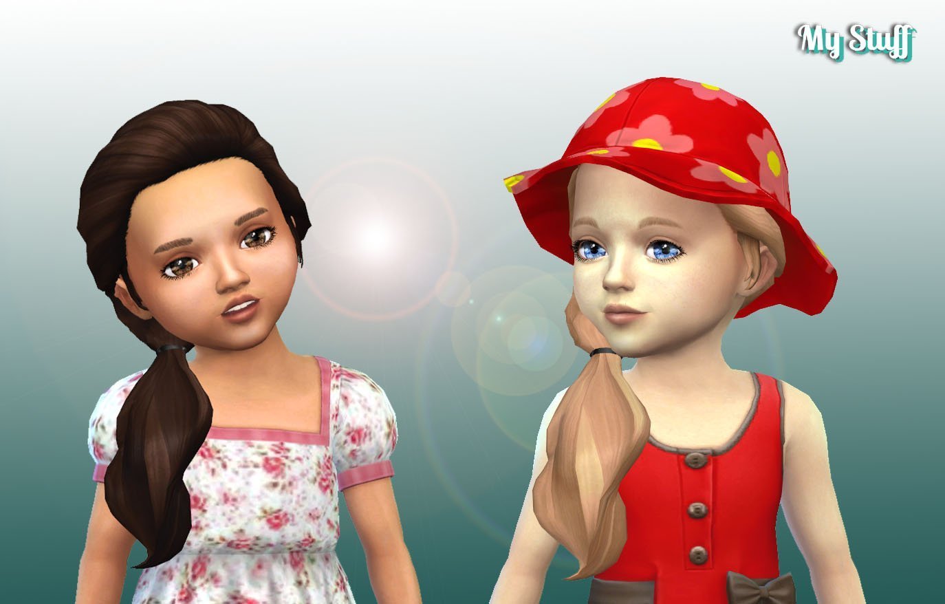 Sideways Hair for Girls