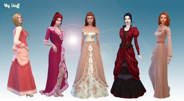 Female Historical Clothes Pack 2