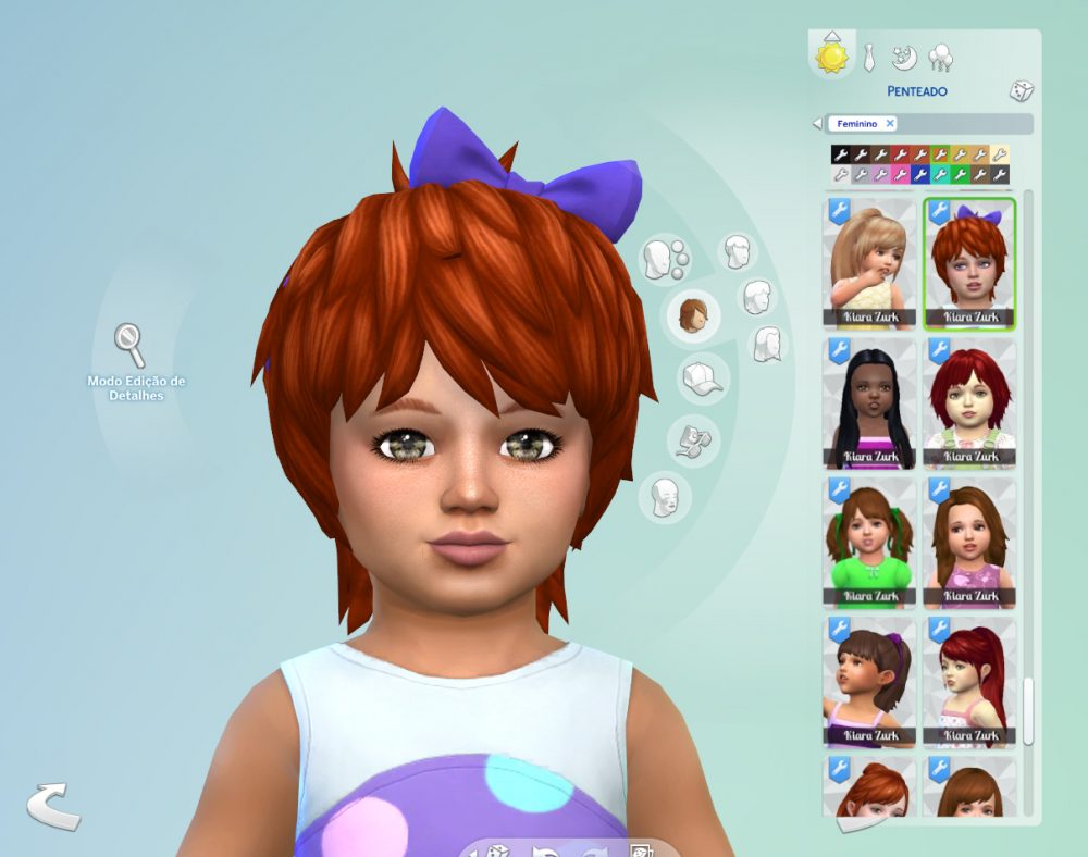 Shaggy Bow Hairstyle for Toddlers