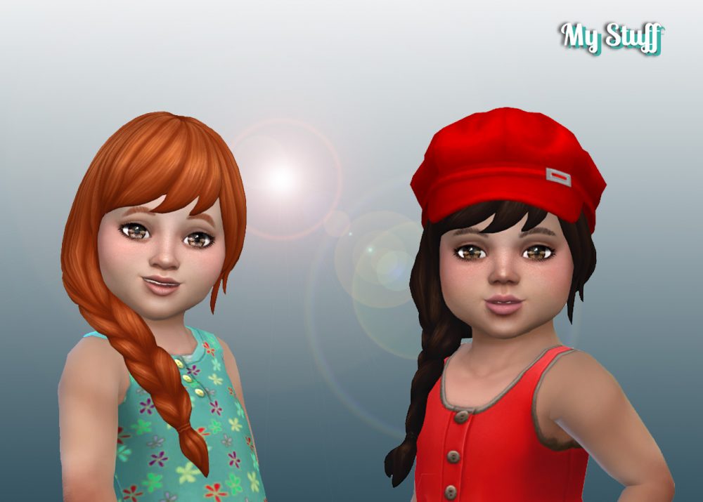 Braid Fishtail Side for Toddlers