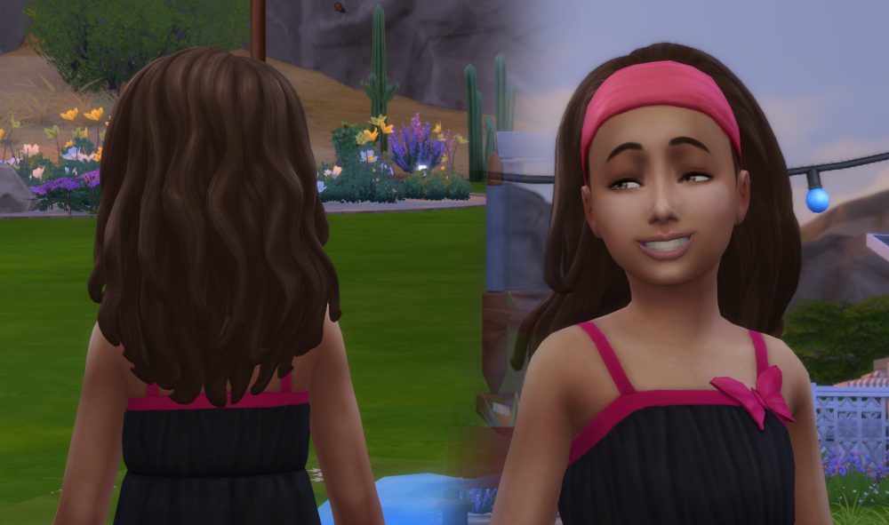 Long Wavy Bandana for Girls