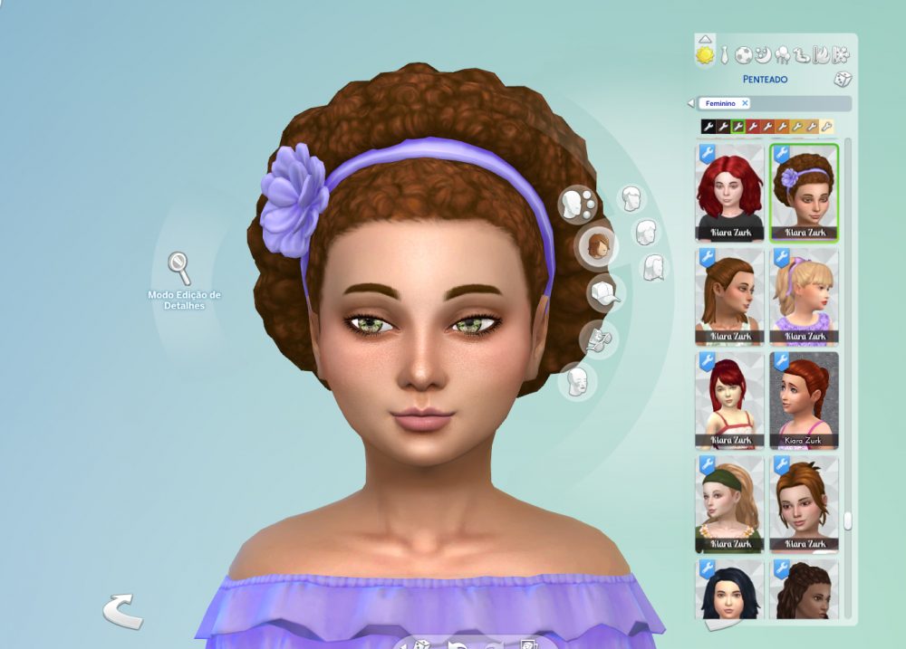 Afro Band Flower for Girls