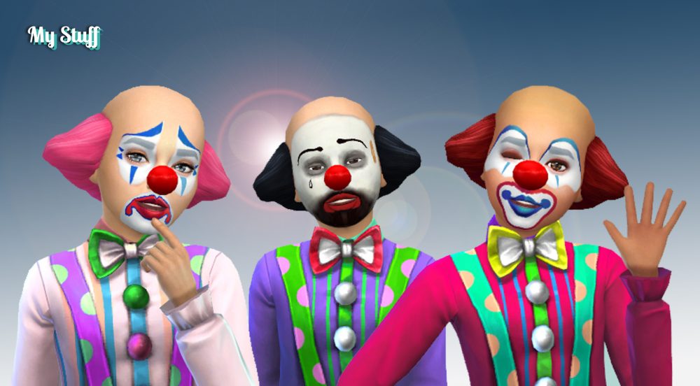 Clown Hair + Makeup for Kids