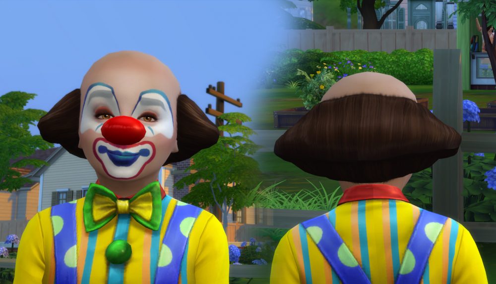 Clown Hair + Makeup for Kids