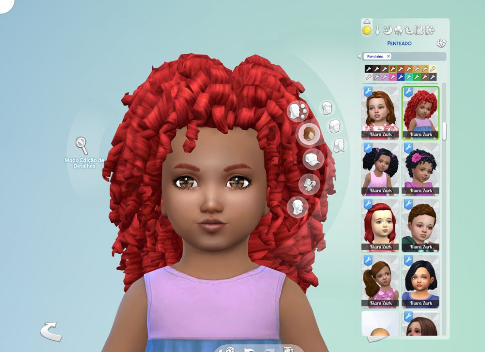 Long Tight Curls for Toddlers