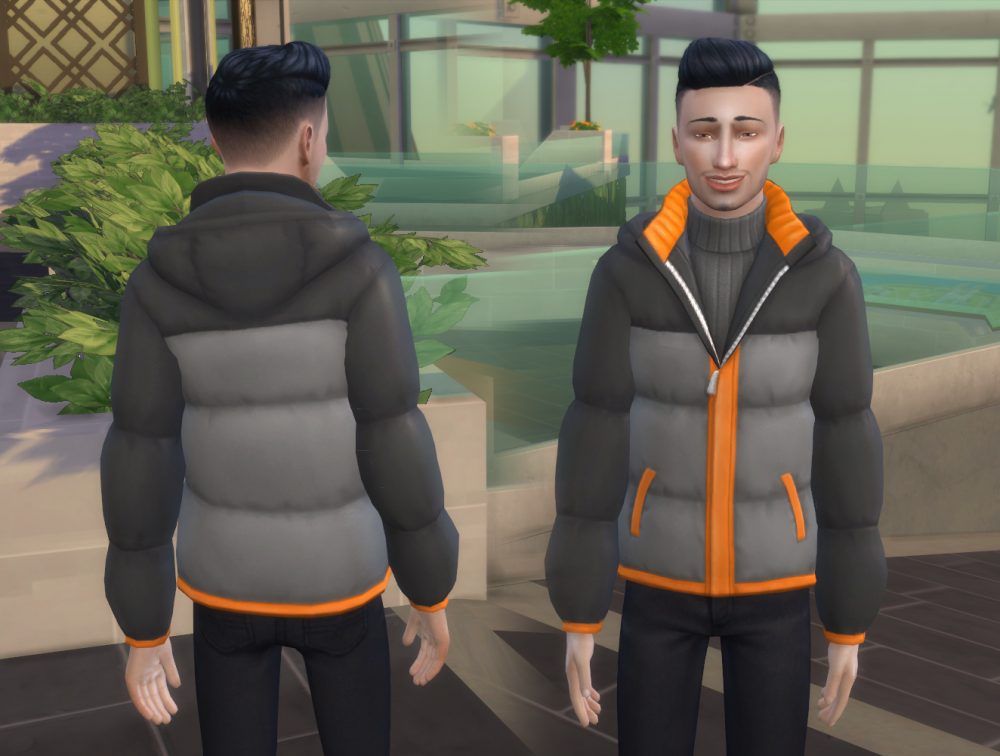 Jacket Down for Males
