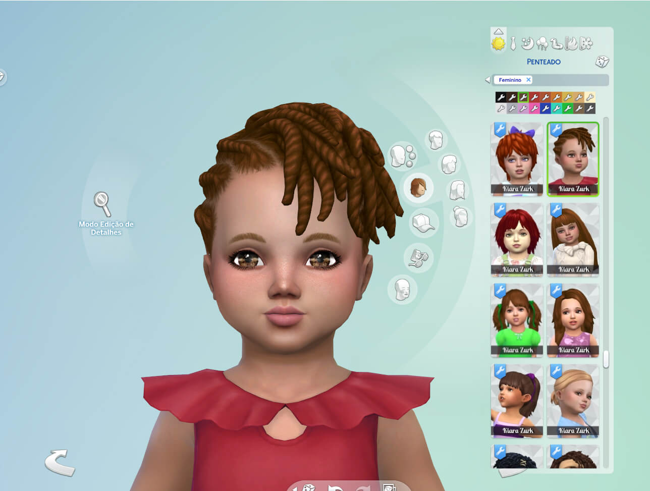 Flat Twist Updo for Toddlers