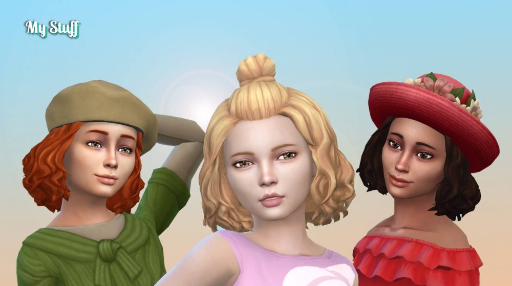 Medium Half Bun for Girls