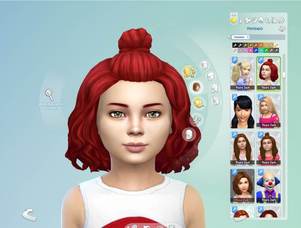 Medium Half Bun for Girls