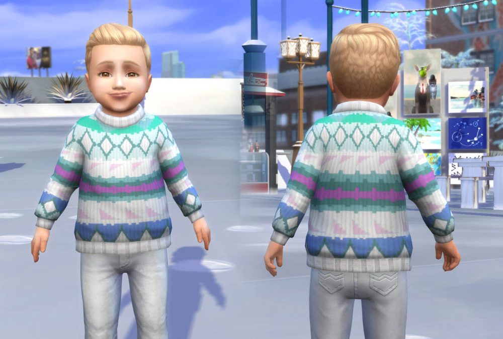 Sweater Fair Isle for Toddlers