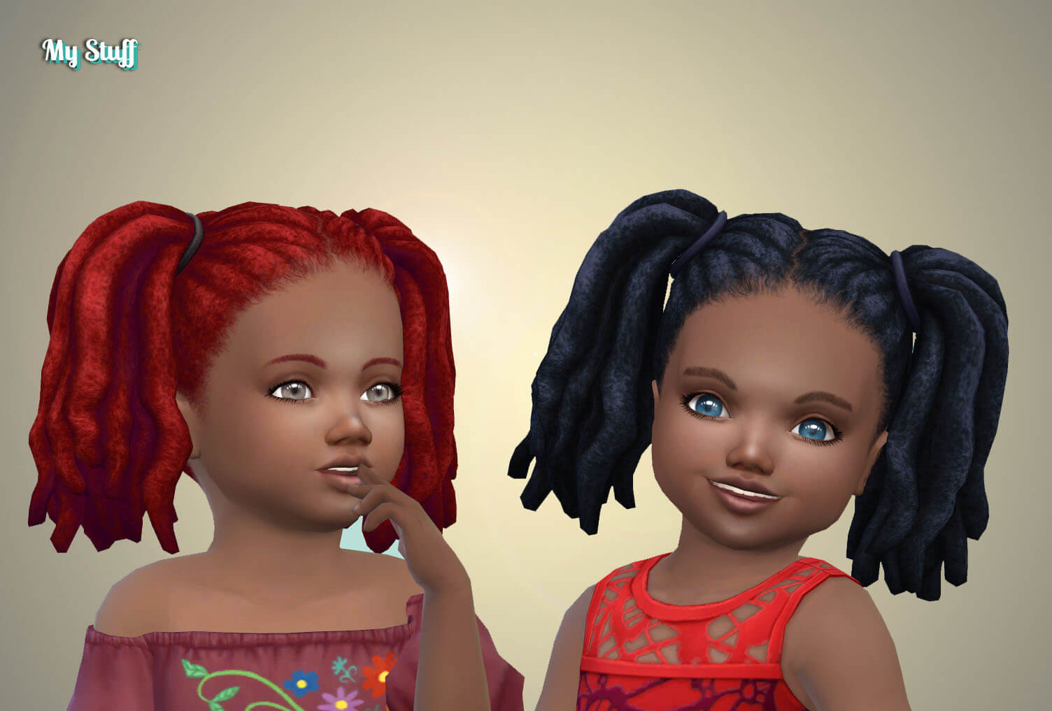 Pigtails Dreads for Toddlers