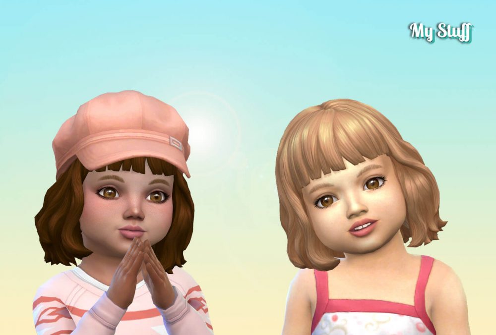 Wavy French Bob for Toddlers