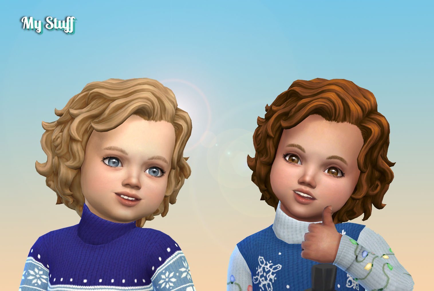 Shaggy Curls for Toddlers