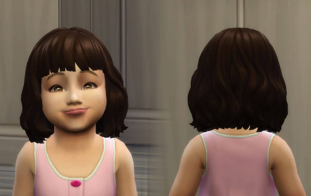 Wavy French Bob for Toddlers