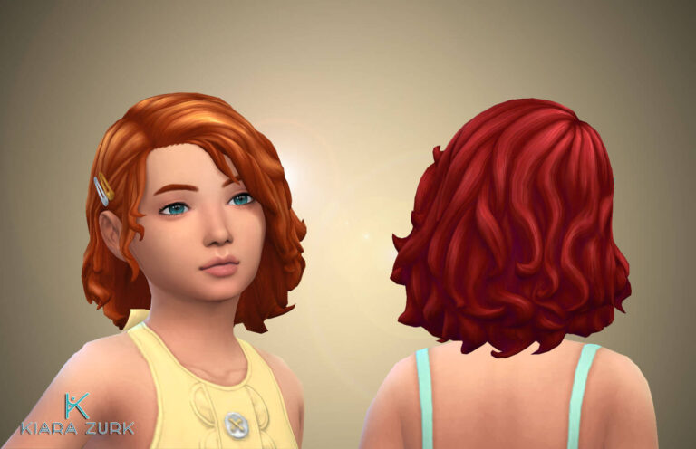Peggy Hairstyle for Girls + Clips