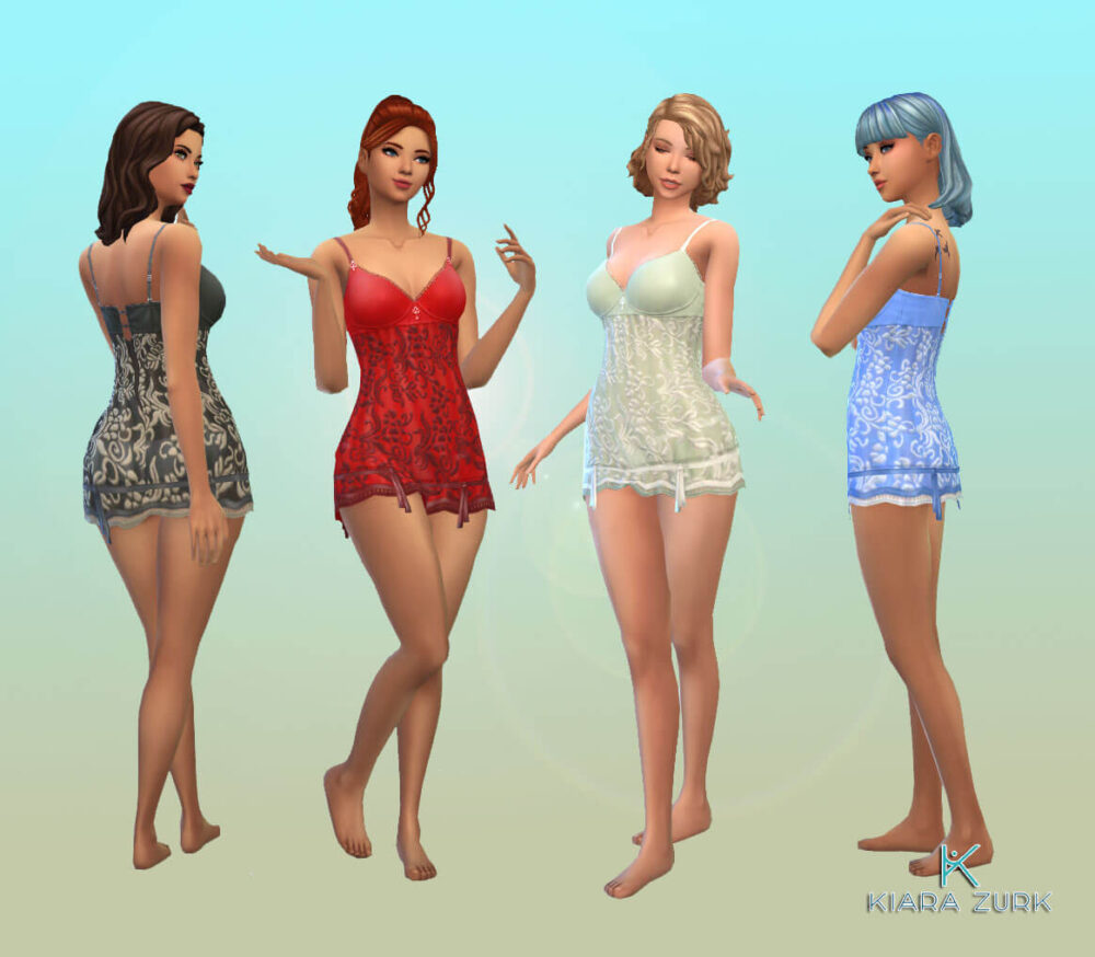 TS3 Romantic Baby doll Lace