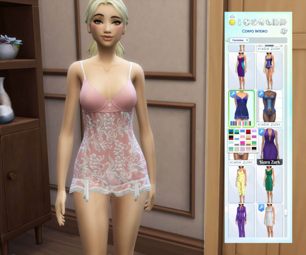 TS3 Romantic Baby doll Lace