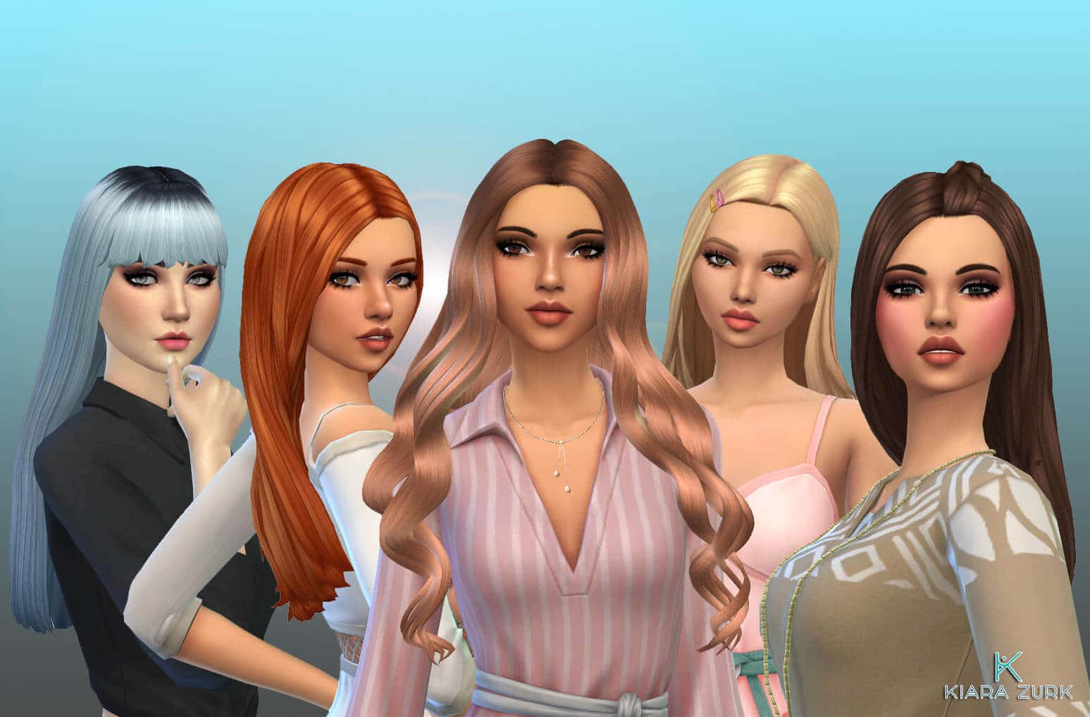 Female Long Hair Pack 35
