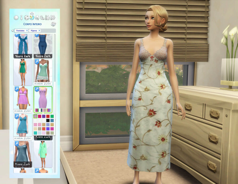 TS3 Romantic Gown