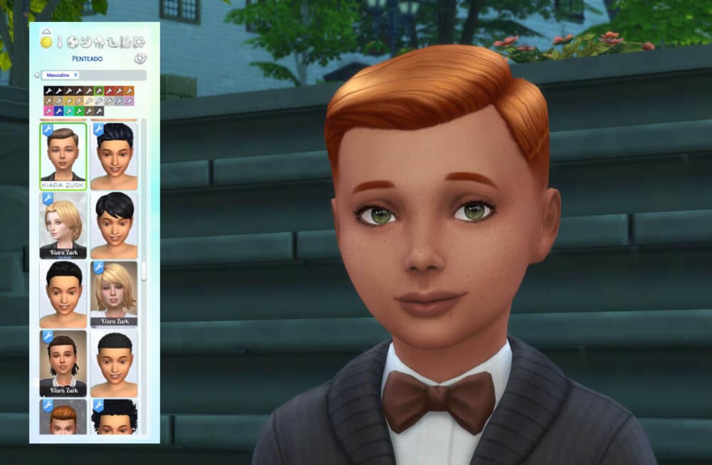 Short Crew Cut Side Part for Boys