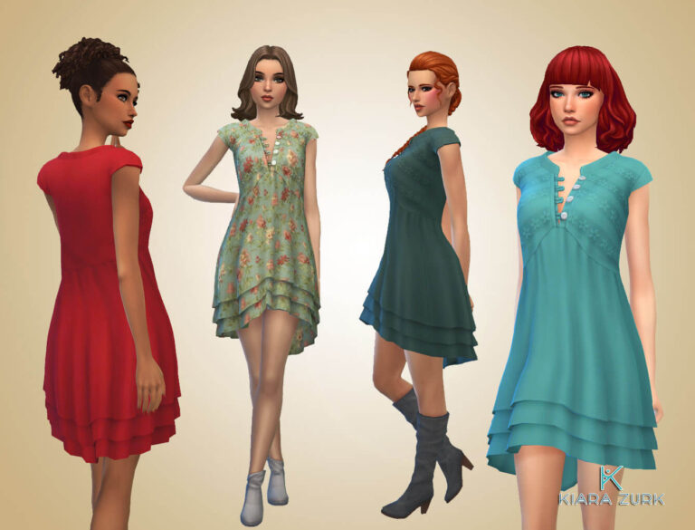 Ladies Dress Ruffle 💕