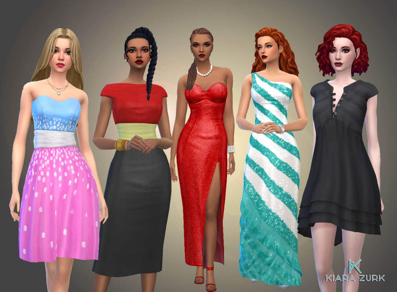 Female Dresses Pack 10