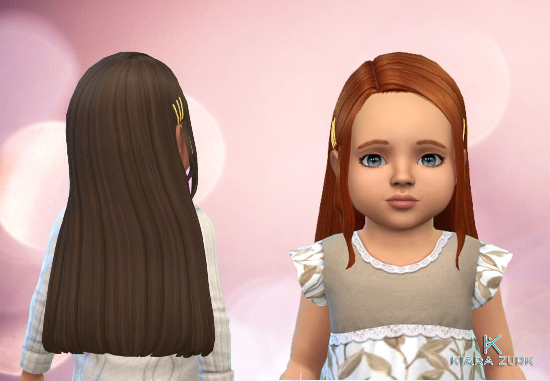 Delia Hairstyle for Toddlers + Clips