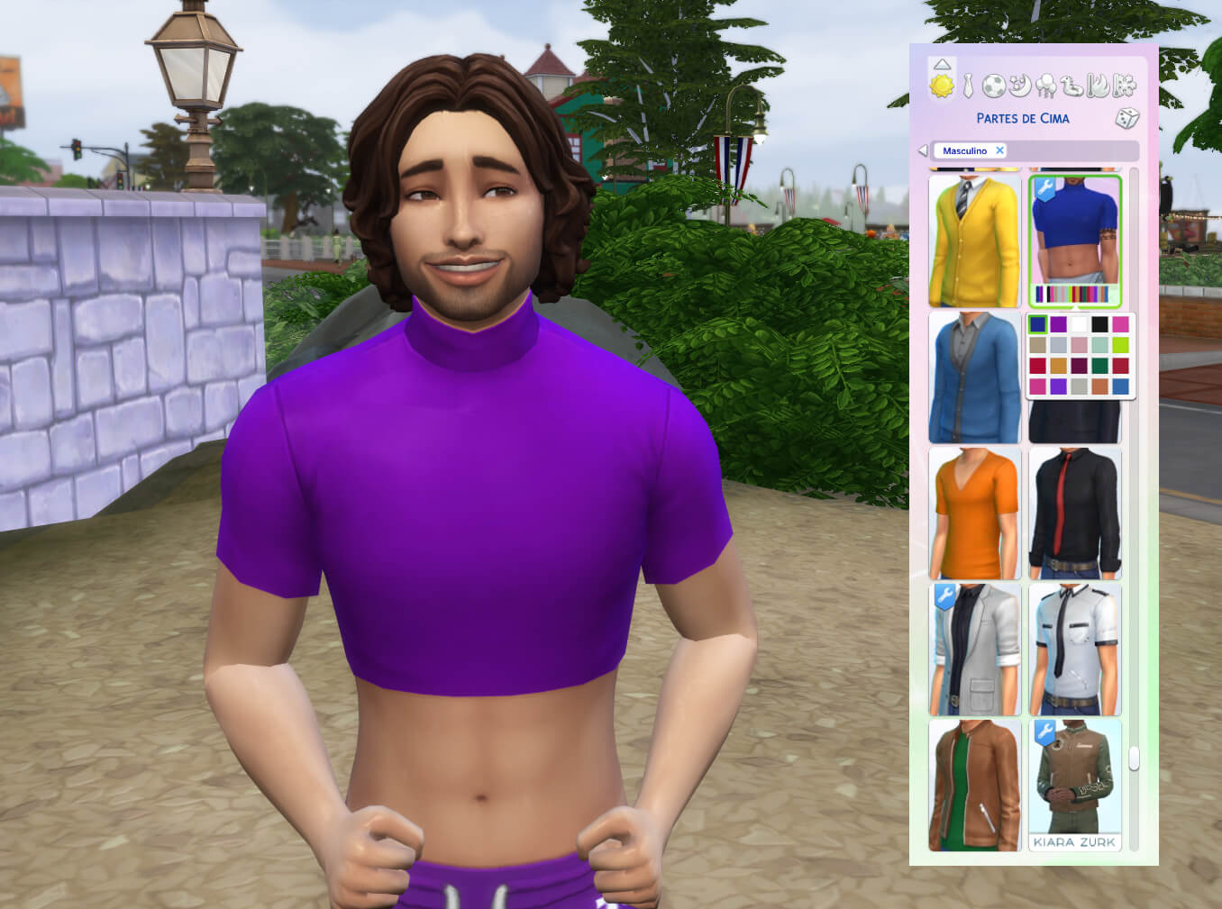Crop Turtle Top for Males
