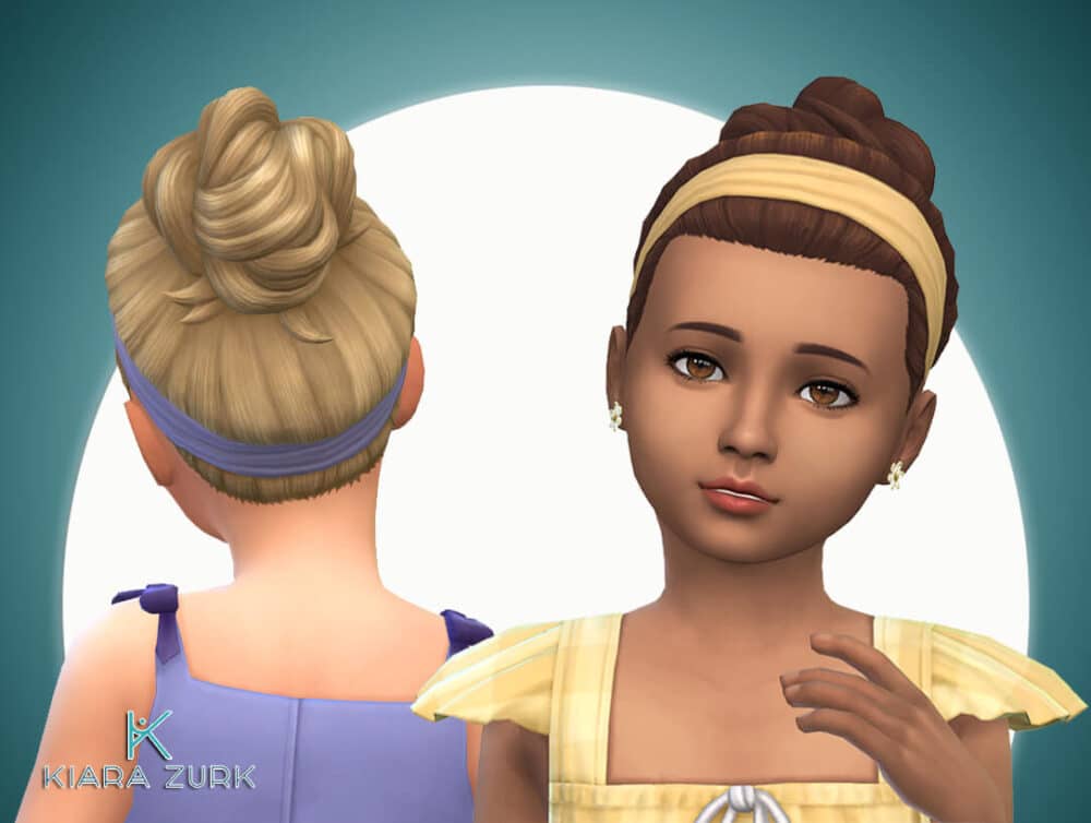 Band Messy Bun for Girls