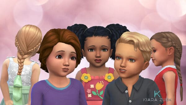 Toddlers Hair Pack 48