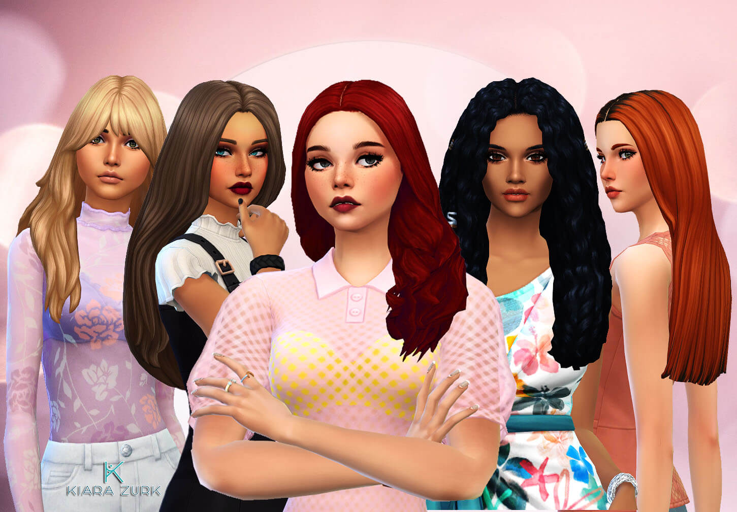 Female Long Hair Pack 41