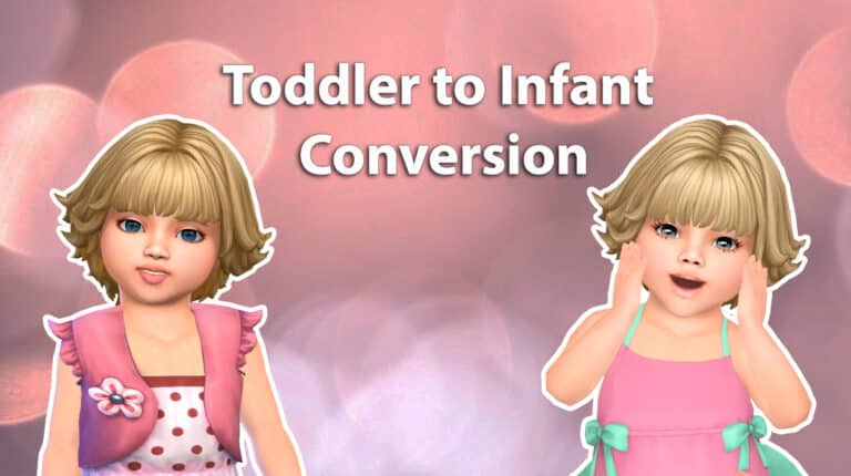 How to convert toddler hair to Infant