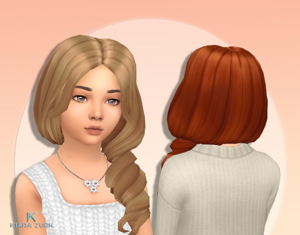 Curl Side Hair for Girls