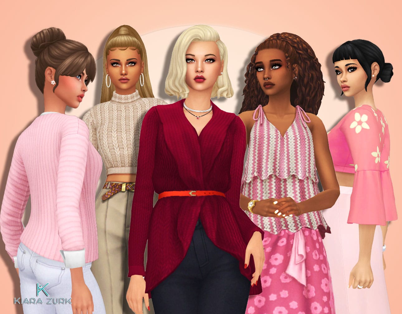 Female Top Clothes Pack 7