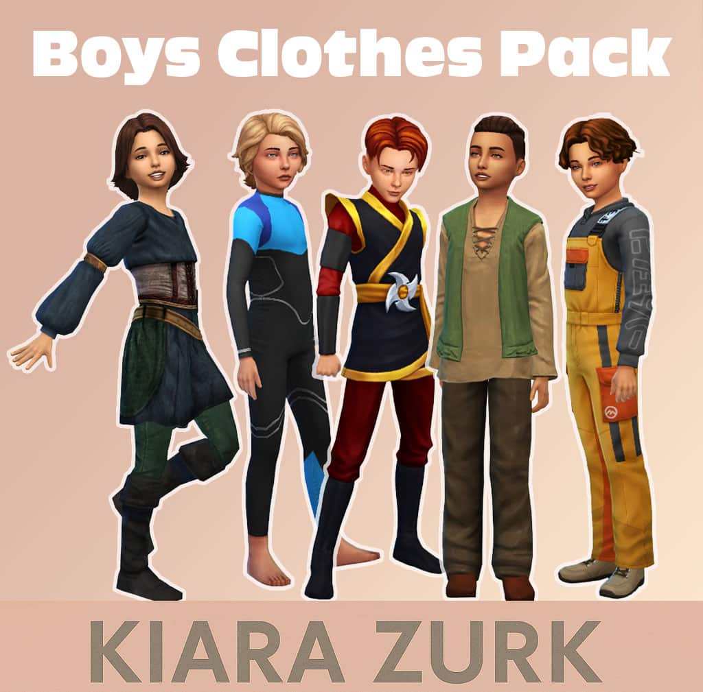 Boys Body Clothes Pack