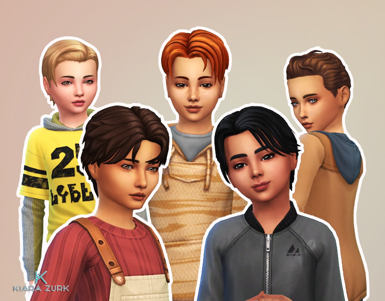 Boys Hair Pack 16
