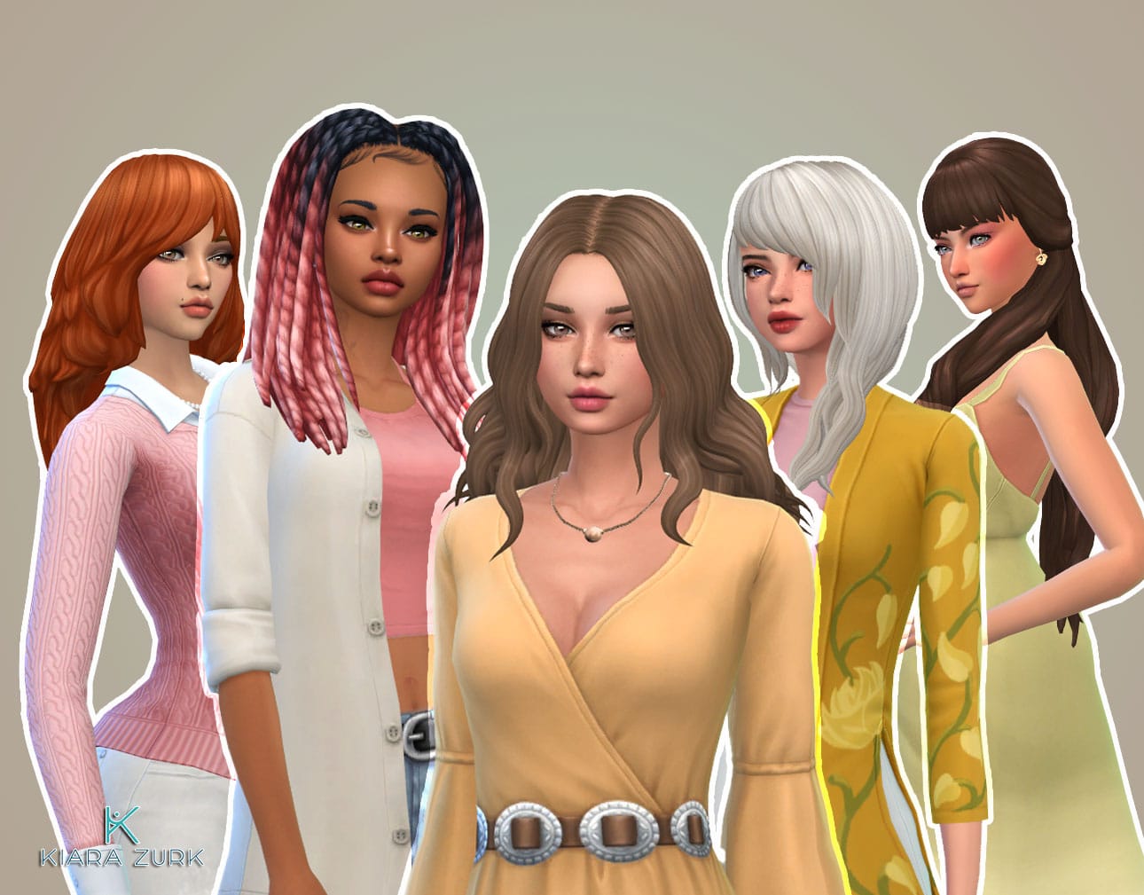 Female Long Hair Pack 53