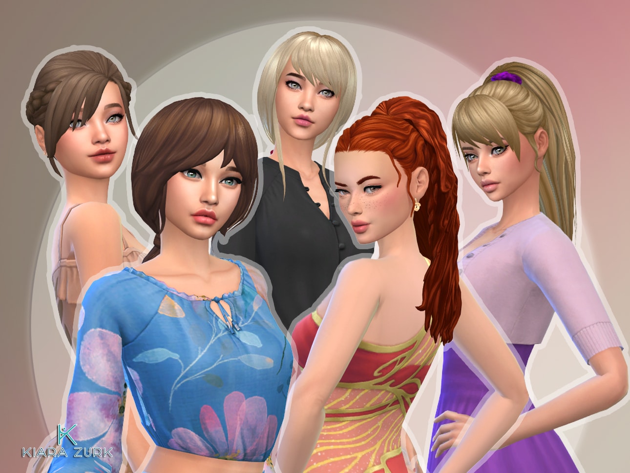 Female Tied Hairs Pack 30