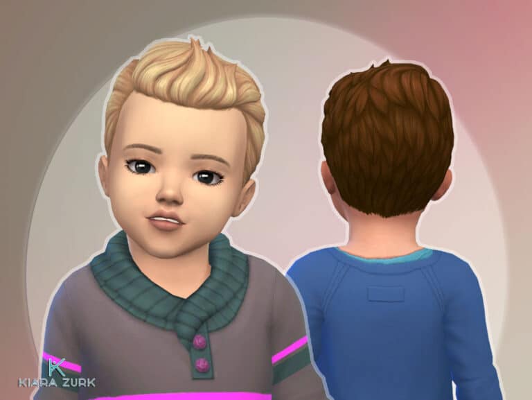 Medium Wavy Parted for Toddlers