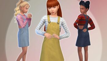 EP20 Overall Skirt for Girls♥️