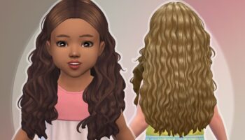 simstrouble Alba Hair V1 for Toddlers