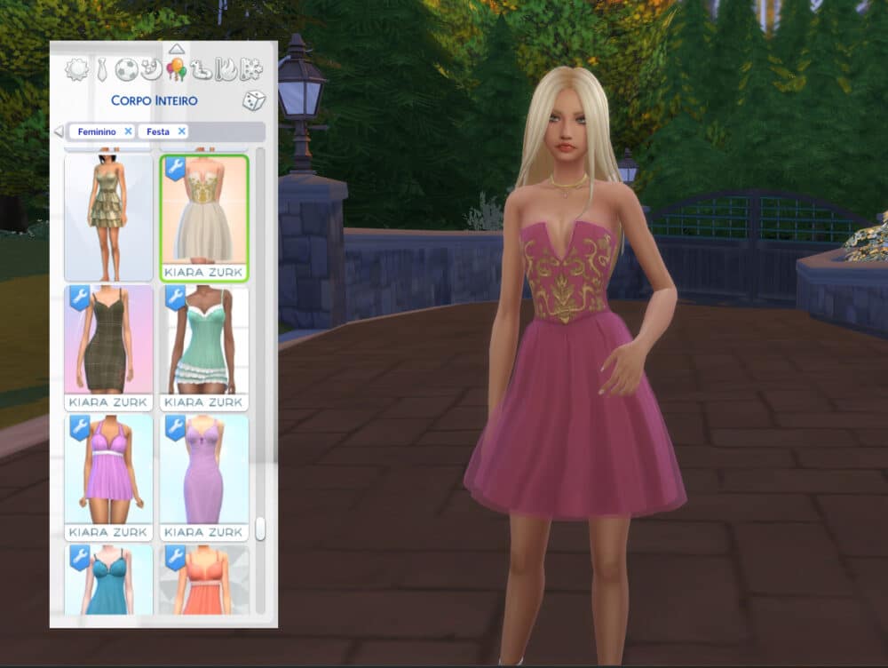 Short Embroidered Dress